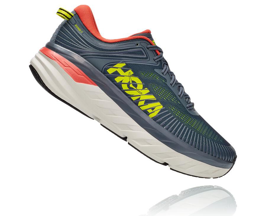 Hoka One One Koşu Ayakkabısı Erkek Lacivert - Bondi 7 - GP9756028